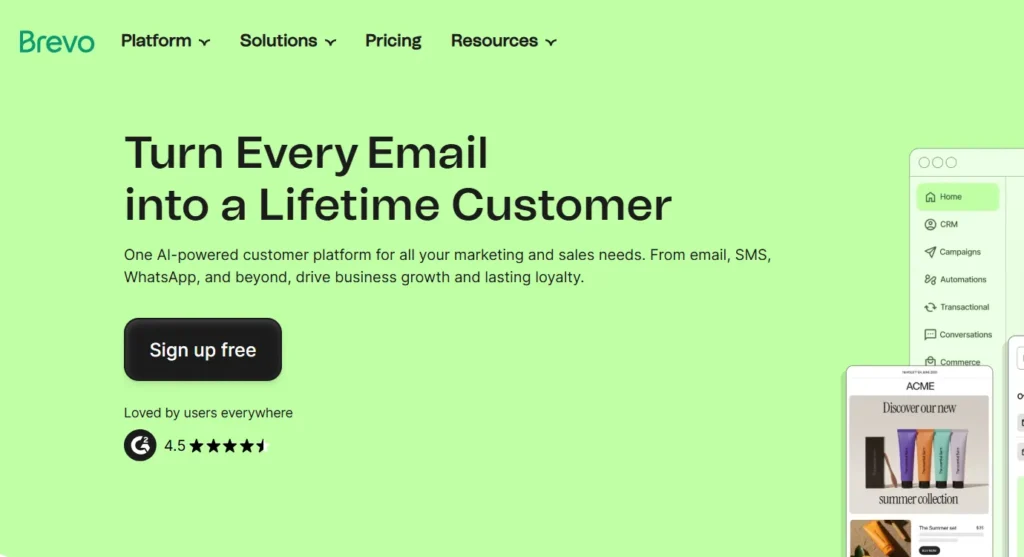 Brevo Email Marketing Platform