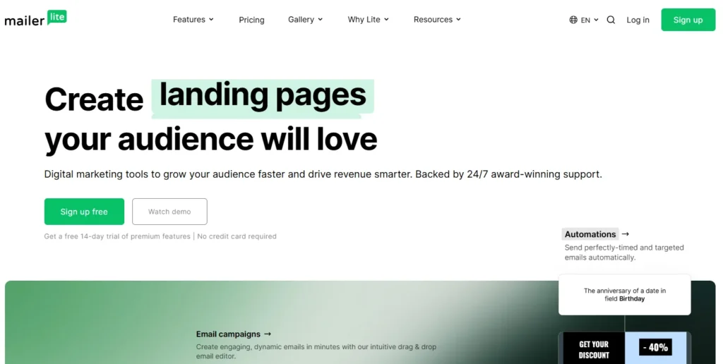 Mailerlite Email Marketing Platform