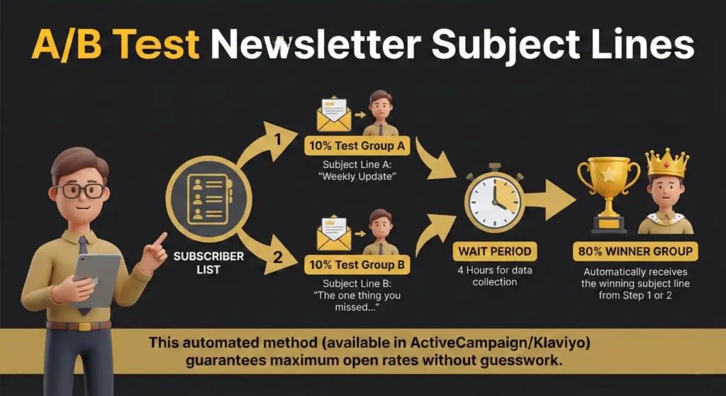 A/B Test: Newsletter Subject Line