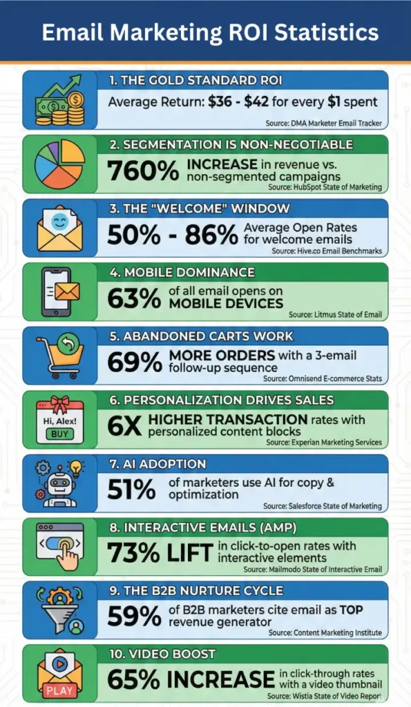 Email Marketing ROI Statistics