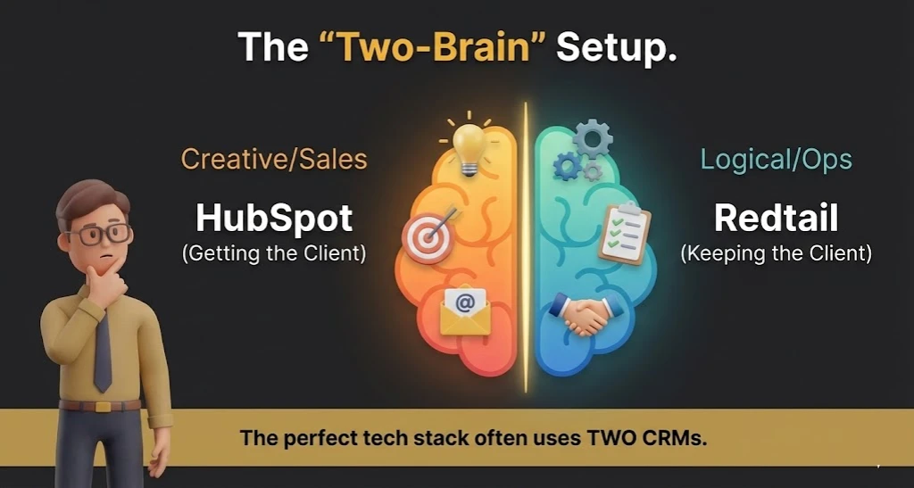 HubSpot CRM- "The Two Brain Setup"