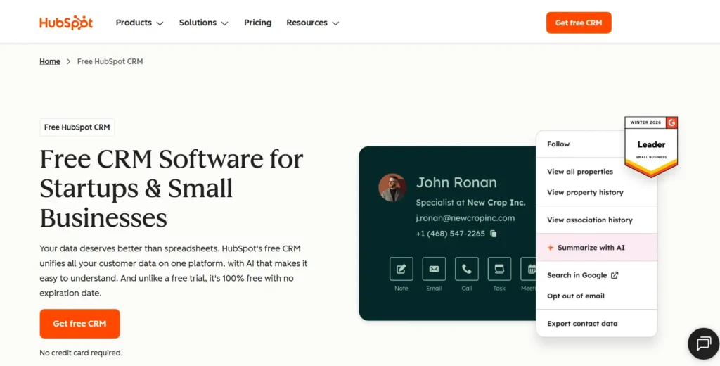 HubSpot CRM (with Compliance Overlays)