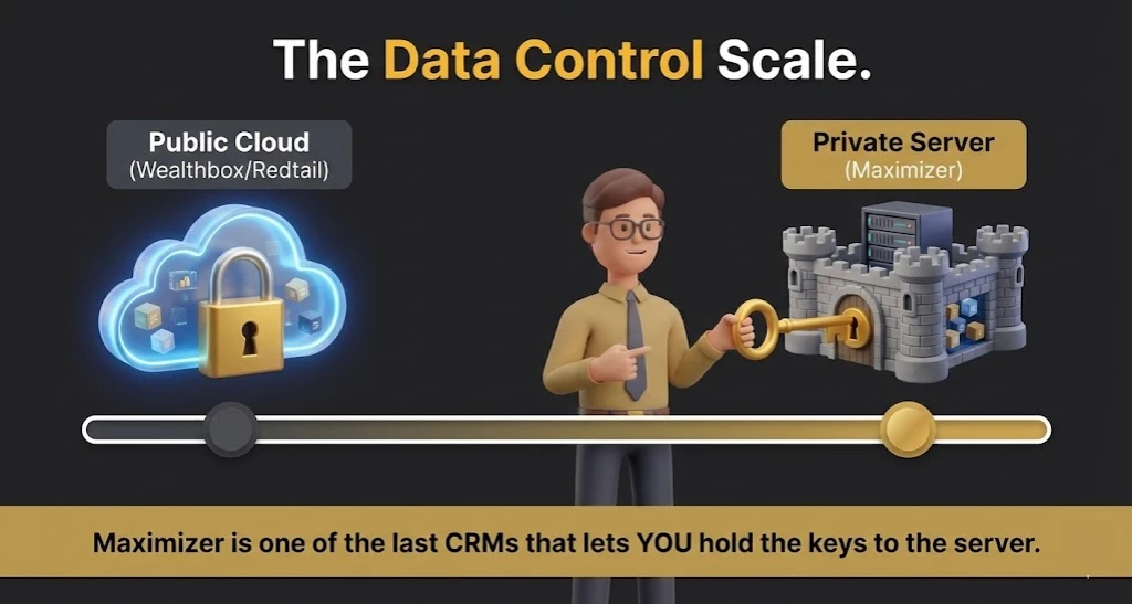 Maximizer CRM - The Data Control Scale