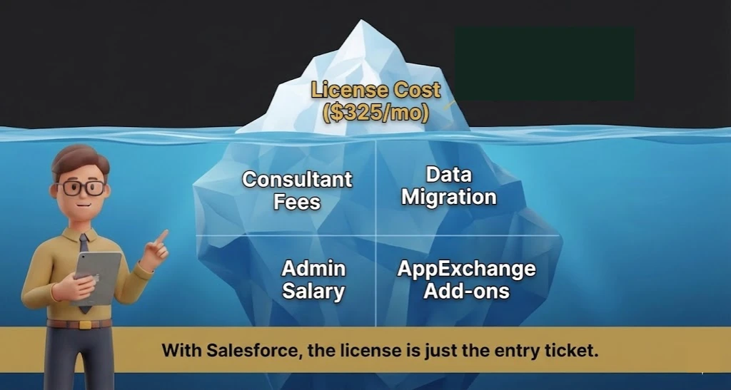 Salesforce License - The Iceberg of Implementation