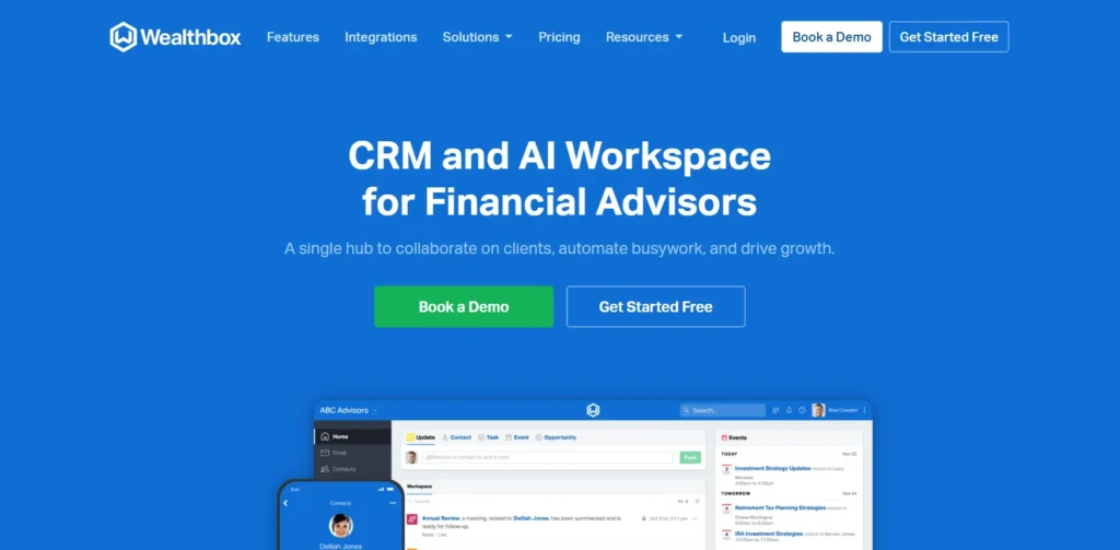Wealthbox - CRM and AI Workspace for Financial Advisors