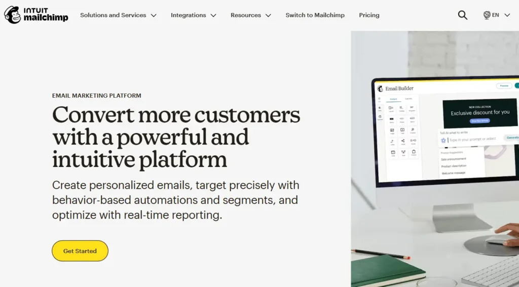 Mailchimp Email Marketing Platform