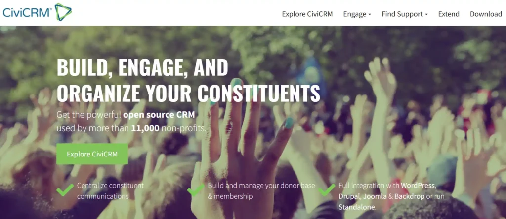 CiviCRM – Best for Open-Source Freedom and Custom Builds