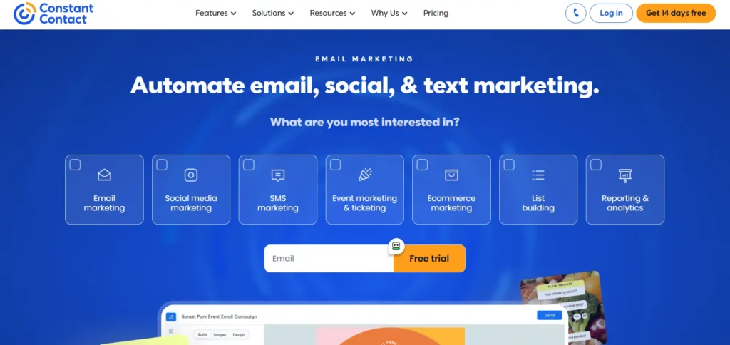 Constant Contact - Best for Events & Non-Profits