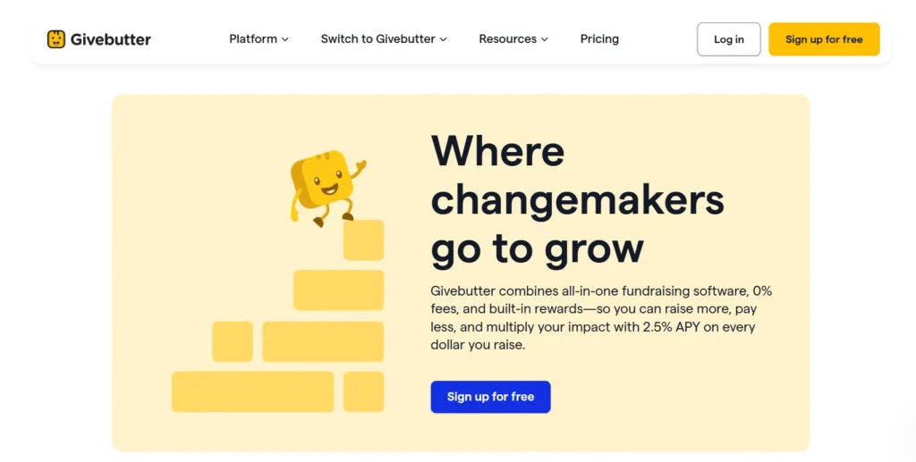 Givebutter – Best for Free All-in-One Fundraising