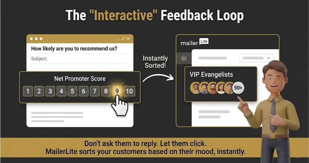 MailerLite : The Interactive Feedback Loop