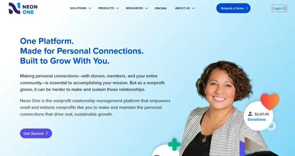 Neon CRM – Best for All-in-One Event and Membership Tracking