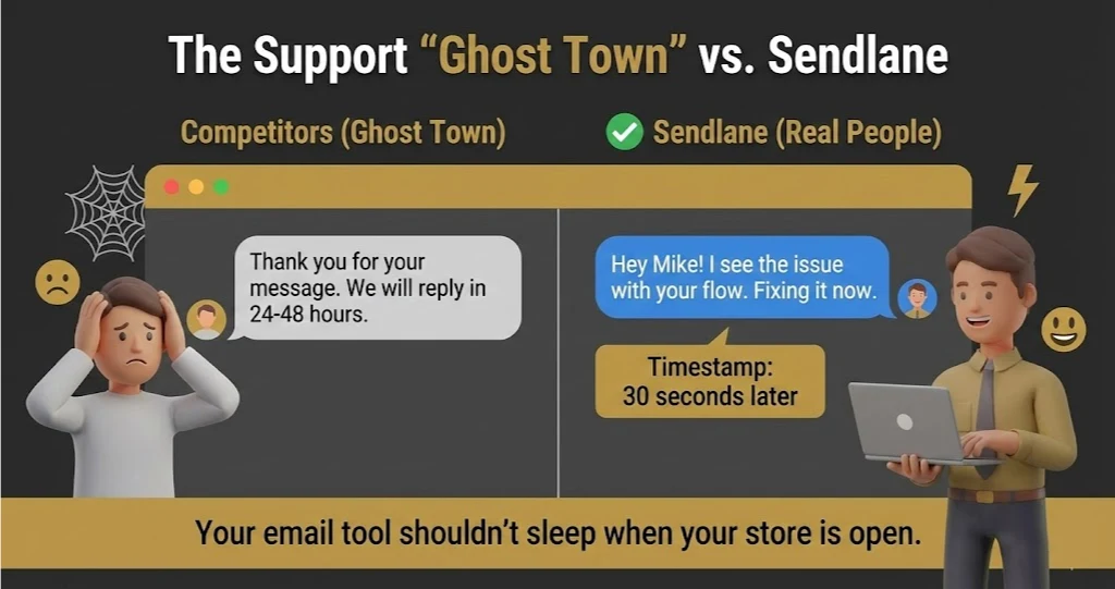 Sendlane : The Support Ghost Town vs. Sendlane